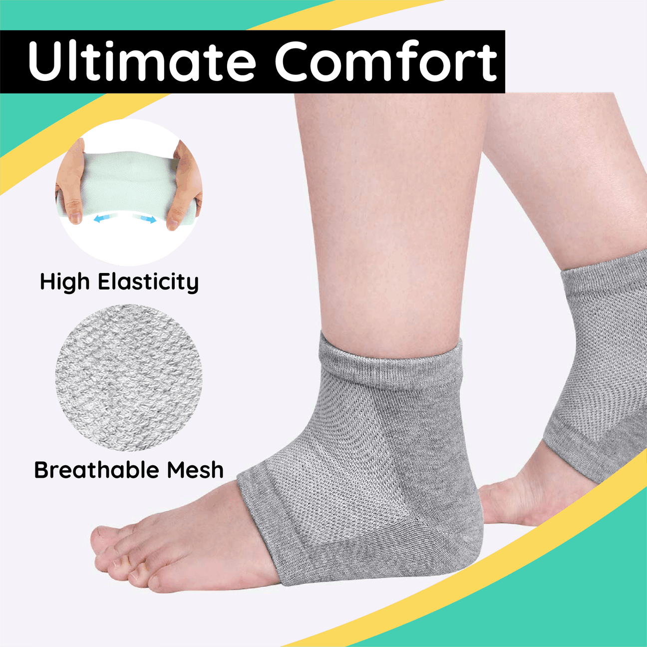 CHAUSSETTES À TALON HUMIDE