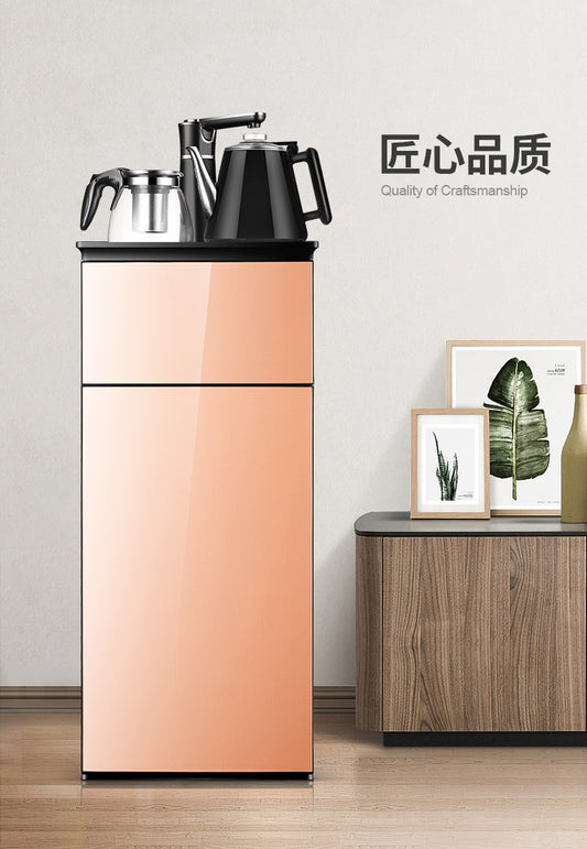 Vertikale Warmen und Kalten Automatische Flaschen Wasser Intelligente Tee Bar Maschine Wasser Dispenser