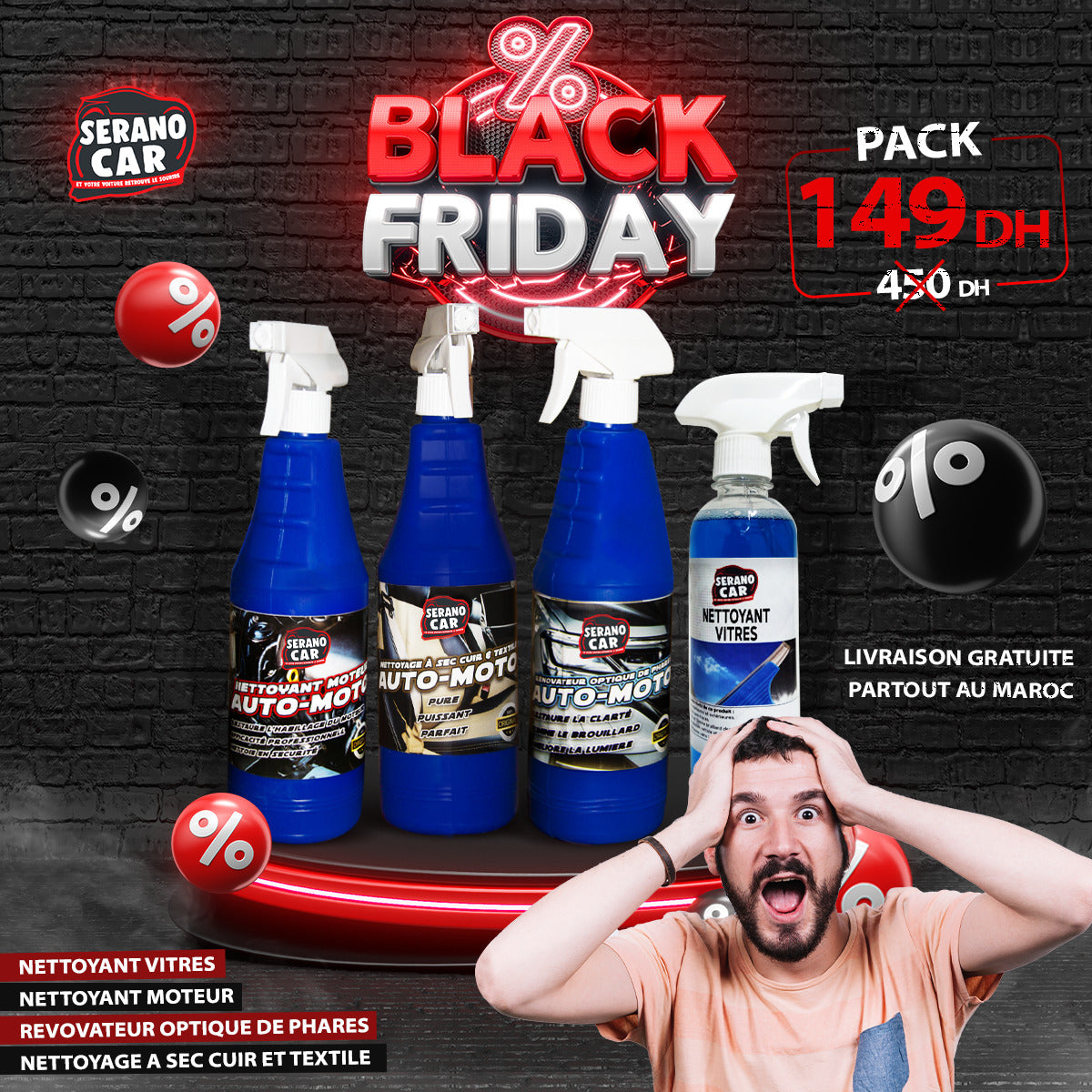 Pack Seranocar Offre Black Friday