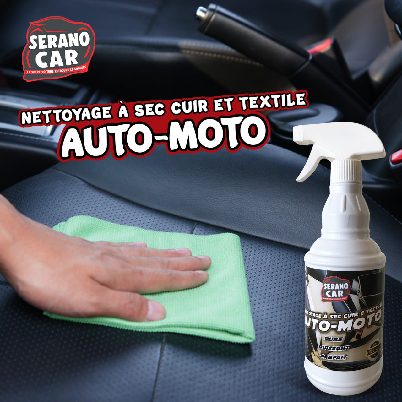 Super Nettoyant à sec SERANOCAR™ 750ml