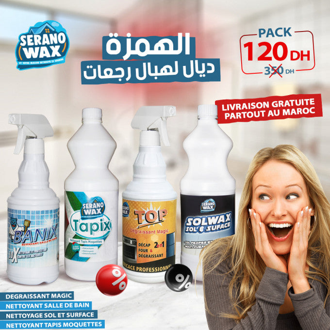 PACK 4-produit ménage
