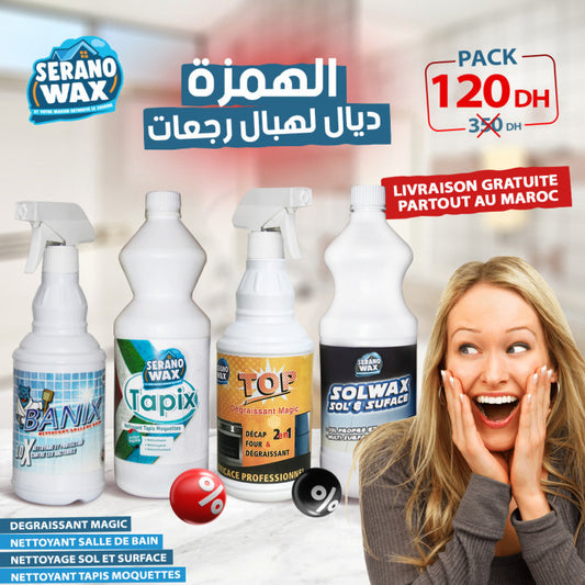 PACK 4-produit ménage