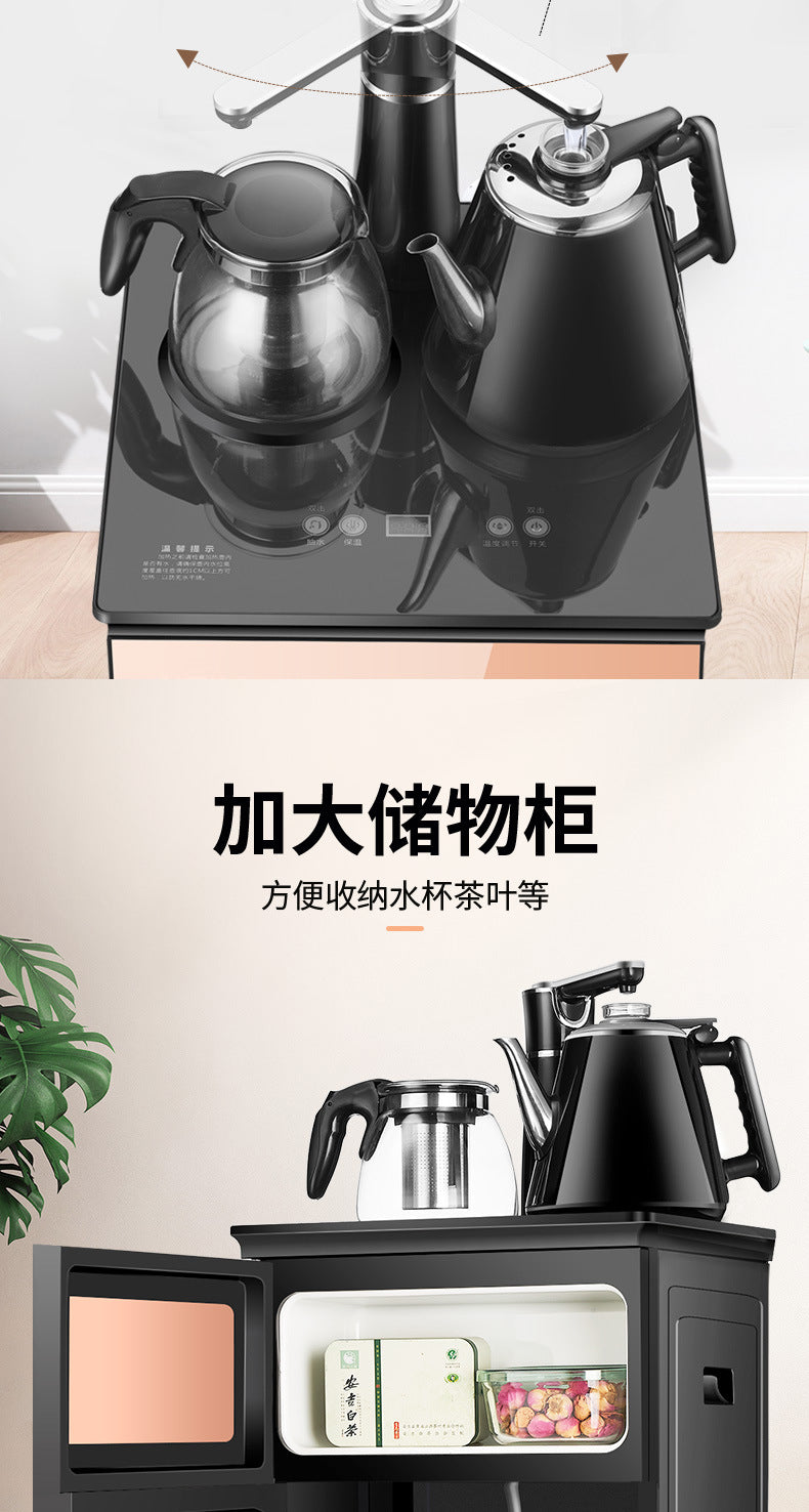 Vertikale Warmen und Kalten Automatische Flaschen Wasser Intelligente Tee Bar Maschine Wasser Dispenser