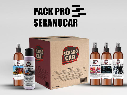 PACK RÉNOVATION intérieur-extérieur Voiture ( 5 bouteilles )