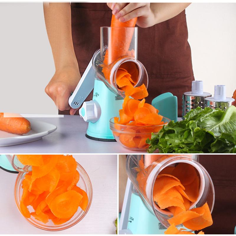 Round mandoline slicer